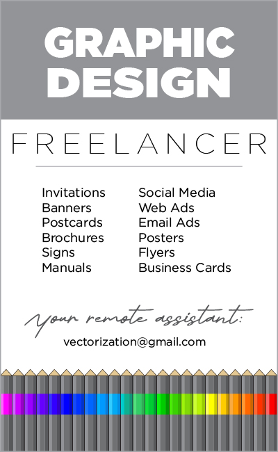 Graphic Design Freelancer vectorization@gmail.com