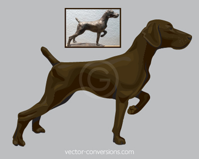 Vector Conversion reproduction for vehicle wrap