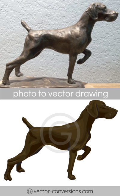 vector dog