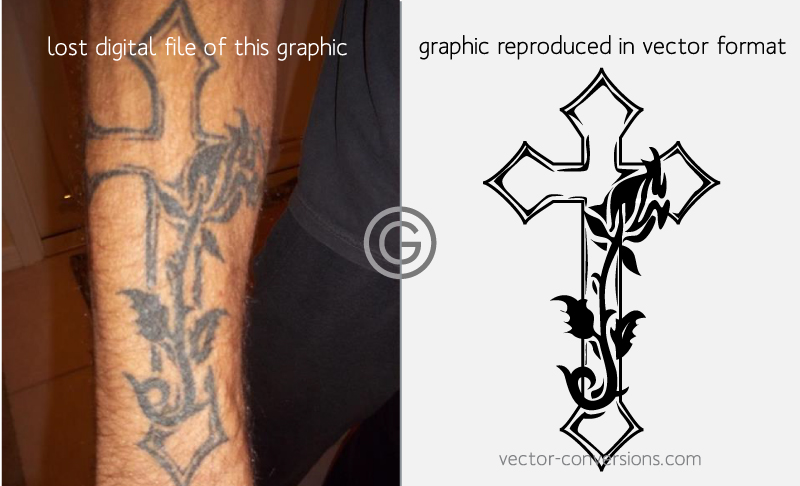 vector conversion of a tattoo