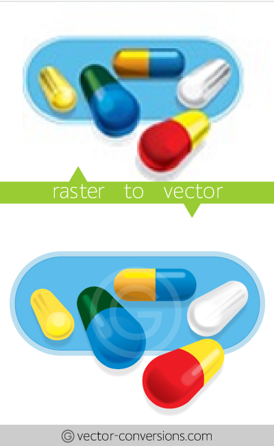 Vectors plus gradients drawing