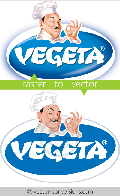 vector conversion vegeta logo